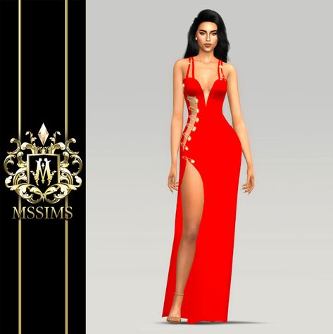 VERSACE | MSSIMS4 on Patreon Pin Dress, Fashion Gal, Sims 4 Dresses, Taking Care Of Yourself, Versace Dress, Sims 4 Cas, Sims 4 Cc Finds, Sims 4 Clothing, The Sims4