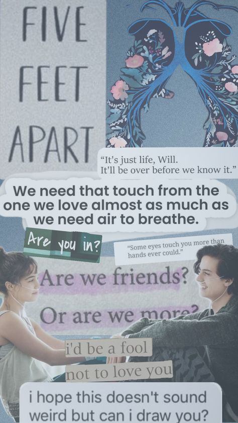 Five Feet Apart❤️ Five Feet Apart Book Aestethic, Five Feet Apart Movie Aestethic, Five Feet Apart Fanart, Five Feet Apart Book, Book Aestethic, Five Feet Apart, Movie Hacks, Ffa, The Fault In Our Stars