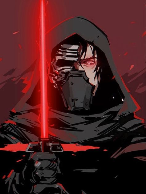 screen-0 (800px, 25fps) Kylo Ren Art, Star Wars Canvas Art, Sith Lords, Kylo Rey, Ren Star Wars, Star Wars Meme, Star Wars Painting, Arte Nerd, Star Wars Sith