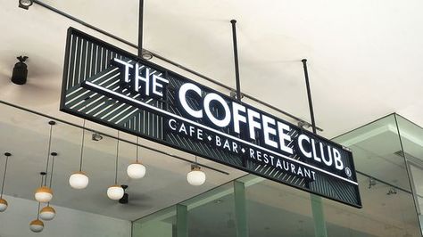 Cafe Signage Ideas, Cafe Signboard Design Ideas, Signage For Restaurant, Cafe Board Design, Sign Board Design Shop, Restaurant Signboard, Signage Cafe, Restaurant Signage Design, Cafe Signage