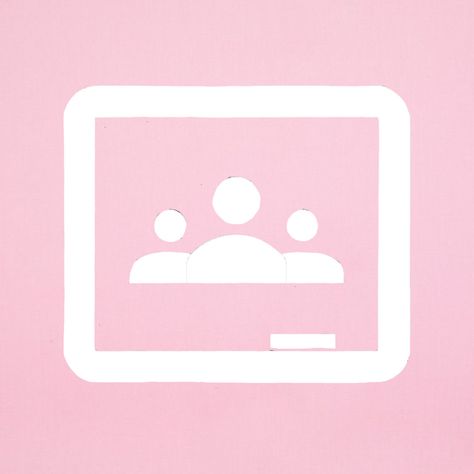 Pink Classroom Icon, Pink Google Classroom Icon, Pink App Icon Classroom, Google Classroom Icon, Classroom App Icon, Classroom App, Icon Rosa, Profile App, Pink Classroom