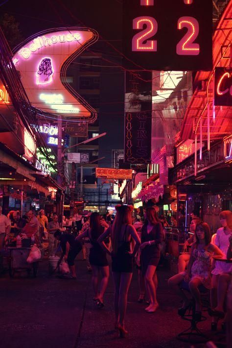 Soi Cowboy | city by night | Bangkok | Thailand Bangkok Thailand Aesthetic Night, Pattaya Thailand Nightlife, Bangkok City Night, 555 Poster, Bangkok Thailand Nightlife, Animal Branding, Thailand Night, Bangkok At Night, Sky Lift