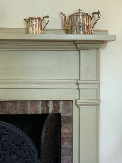 Mouldings and Doors - Too Many Options- She's Stumped | Laurel Home Victorian Cast Iron Fireplace, Cape Cod Fireplace Ideas, Vintage Fireplace Mantle, Victorian Fireplace Mantels, Painted Fireplace Mantels, Fireplace Molding, Mantel Makeover, Antique Mantle, House Fireplace