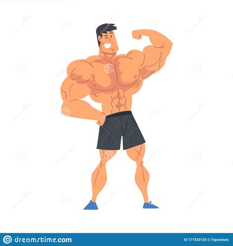 Strong Guy, Gym Art, Anime Guys Shirtless, Drawing Cartoon, Shirtless Men, Weird Art, Background Illustration, Comic Character, Design Reference