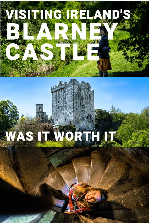 Is one of Ireland's top tourist destinations, Blarney Castle, worth the visit?  And how best does one avoid the crowds?  Check out why Ireland's Blarney Castle is such a special place and why a kiss of the Blarney Stone might be just what you need. via @outsidenomad Blarney Castle, Blarney Stone, Famous Castles, Ireland Vacation, Visit Ireland, European Destinations, Travel Pins, Europe Travel Tips, Ireland Travel