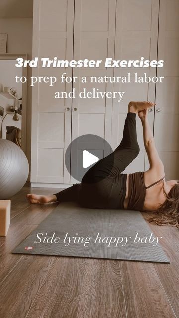 Natalie I Holistic Pregnancy I High Ticket Sales Coach on Instagram: "3rd Trimester Exercises to keep you on track with your holistic pregnancy prep.

These exercises help open and release tension to prepare for labour and delivery.

I recommend doing all of these daily and doing 10 sets each side or whatever feels best for you." Pregnancy Prep, Birth Support, Holistic Pregnancy, Labour And Delivery, Postnatal Yoga, Natural Labour, Prepare For Labor, Sales Coaching, 3rd Trimester