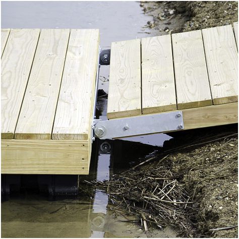 Floating Dock Diy, Dock Photos, Floating Dock Plans, Diy Dock, Building A Dock, Floating Boat Docks, Dock Ideas, Farm Pond, Fishing Dock