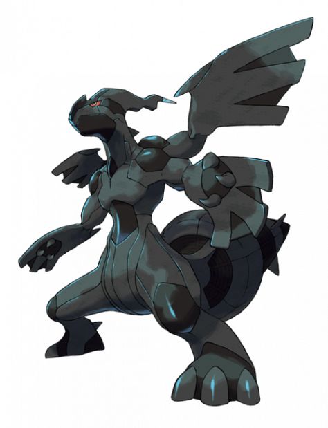 Pokemon Black - Legendary Pokemon Zekrom Pokemon Original, Pokémon White, Pokemon Team, Oc Pokemon, Pokémon Black And White, Pokemon Pokedex, Black Pokemon, Nintendo Pokemon, Haikou