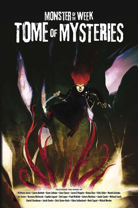 'Monster of the Week: The Tome of Mysteries' is Now Available in PDF - The Gaming Gang Monster Of The Week Rpg, Angelo Bruno, Monster Of The Week, Sci Fi Miniatures, The Searchers, Play Game Online, Role Playing Game, Mystery Book, Miniature Games