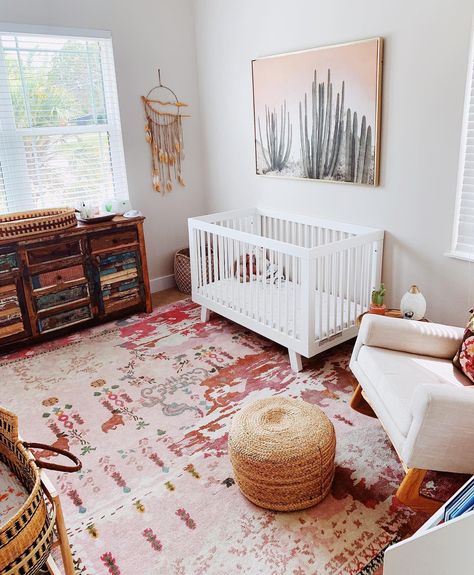 Boho vibes for DAYZZZ. 📸: @brooklynn_88 Pink Western Nursery, Western Baby Nurseries, Creative Bedroom Decor, Boho Nursery Girl, Western Nursery, Boho Kids Room, Baby Snow, Boho Bedroom Ideas, Baby Room Themes