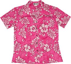 Neon Paradise Women Hawaiian Shirt Pink Hawaiian Shirt, Hawaiian Shirt Women, Cool Hawaiian Shirts, Mens Hawaiian Shirts, Pink Cotton, Summer Shirts, Hawaiian Shirt, Fashion Games, Hibiscus