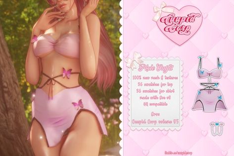 💘 EROS || Pixie Outfit 💘 | Patreon Clothes Cc, Pixie Outfit, Sims 4 Cas Mods, Pelo Sims, Free Sims 4, Sims 4 Game Mods, Sims 4 Cc Makeup, Sims 4 Body Mods, Sims 4 Cc Folder