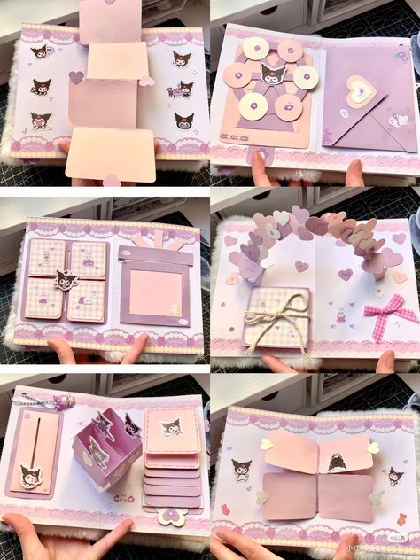 Coquette Scrapbook Ideas, Lapbook Aesthetic, Ideas Lapbook, Buku Diy, Lapbook Ideas, خريطة ذهنية, Lukisan Comel, Kraf Kertas, मेहंदी डिजाइन