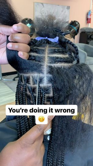 98K views · 4.5K reactions | Stop struggling to create bricklayers when doing knotless braids. If you are someone who struggles to create clean parts, struggles with timing, or you struggle with creating brick layers when installing knotless braids or box braids, I am here to help. Click the link in my bio to watch this two part video on my YouTube channel which teaches you how to part like a pro. ✨The Glamtician #knotlessbraid #bricklayers #boxbraidstyles #braiderlife #youtuber #youtubelife #hairtutorialsvideos | Touch of Glam By Nay | Saucy Santana · Standin' On Bidness! Brick Parting Box Braids, Brick Layer Parting Braids, Wedding Hairstyles For Women, Fulani Braids, Hair Videos Tutorials, Box Braids Styling, Girls Braids, Cornrow Hairstyles, Short Hair Cuts For Women