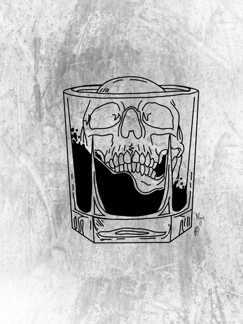 whisky tattoo, skull whisky, Whiskey Bent And Hell Bound Tattoo, Jagermeister Tattoo, Whisky Tattoo, Whiskey Glass Tattoo, Bottle Tattoo Design, Whiskey Tattoo, Crown Royal Whiskey, Bottle Tattoo, Tattoo Skull