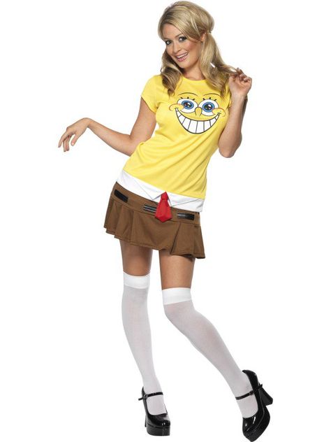 Spongebob Dress, Group Fancy Dress, 90s Fancy Dress, Spongebob Costume, School Costume, Cape Costume, Geek Clothes, Square Pants, Fancy Dress Costumes