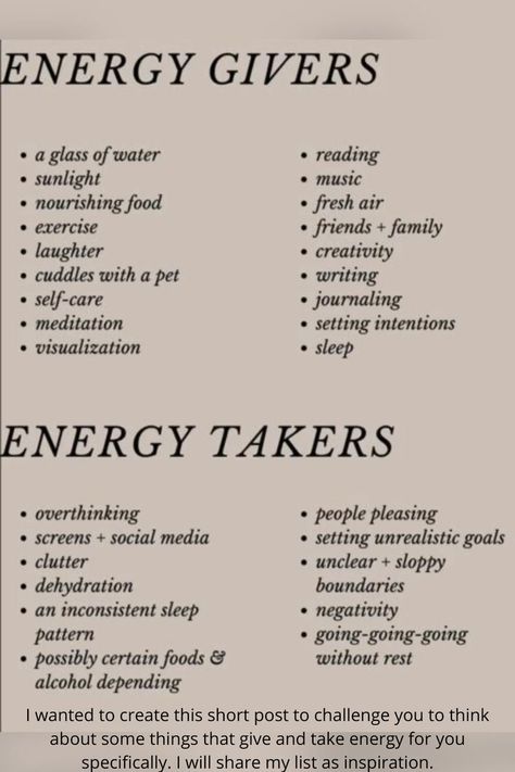 Energy Takers, Energy Givers, Positive Self Affirmations, Mental And Emotional Health, Self Care Activities, Health Quotes, What’s Going On, Self Improvement Tips, Emotional Health