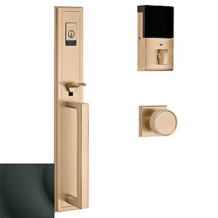 Front Door Hardware, Baldwin Hardware, Hollywood Hills, Decorative Hardware, Satin Brass, Exterior Doors, Entry Doors, Door Knobs, Home Security