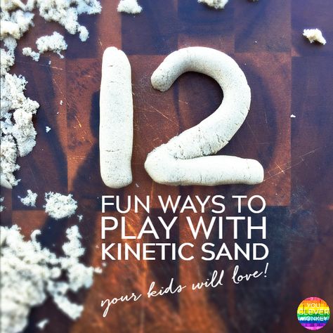 Kinetic Sand Ideas, Sand Activities, Sand Ideas, Homemade Kinetic Sand, Sand Game, School Recipes, Sand Play, Invitation To Play, Kinetic Sand