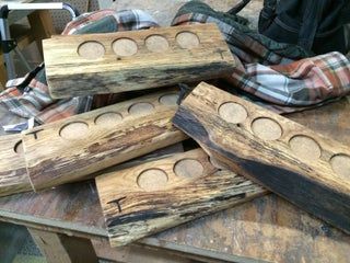 Pallet Beer or Wine Flights : 4 Steps - Instructables Beer Flight Tray, Flight Boards, Wine Flight, Flight Board, Beer Flight, Diy Beer, Home Brewing Beer, Mineral Spirits, Piece Of Paper