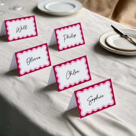 Wedding Name Cards, Name Card Design, Branding Inspo, Wedding Name, Birthday Dinner, Name Card, Birthday Dinners, Wedding Stationary, 16th Birthday