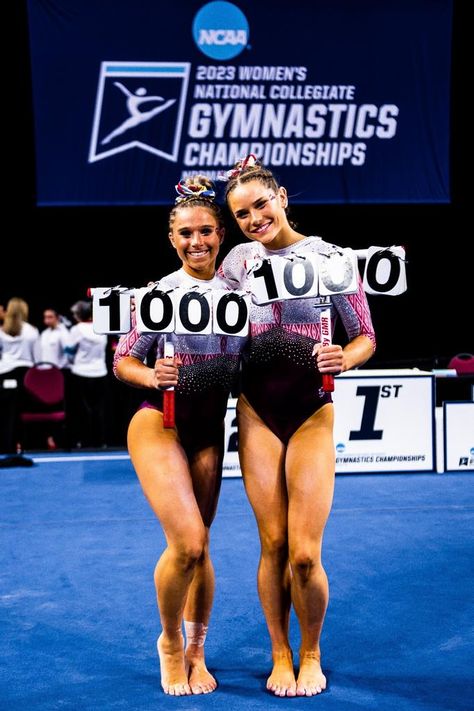 OU WGYM: NCAA Regionals - Second Round - Image 44: Jordan Bowers and Ragan Smith - University of Oklahoma Ragan Smith Gymnastics, Ragan Smith, Ncaa Gymnastics, Gymnastics Videos, Usa Gymnastics, University Of Oklahoma, Female Gymnast, Dream Board, Gymnast