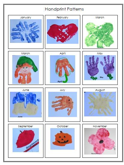 2015 Handprint Calendar Template Printable from Share & Remember Handprint Calendar Preschool, Footprint Calendar, Handprint Calendar, Print Crafts, Calendar Activities, Handprint Christmas, Calendar Craft, Footprint Crafts, Christmas Gifts For Parents