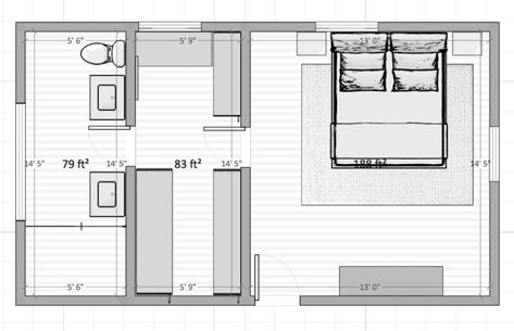 Master Suite Archives - Erin Kestenbaum Attic Master Suite Ideas, Master Suite Renovation, Floor Plan Bedroom Layout Master Suite, 2 Bedrooms Into Master Suite, Small Owners Suite, Two Bedrooms Into One Master Suite, Bedroom With Closet And Bathroom Master Suite, Parents Master Room, Master Bedrooms Ensuite