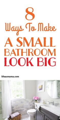 Make Bathroom Look Bigger, Great Bathrooms, Cute Dorm Rooms, Casa Vintage, Bathroom Redo, Bathroom Renos, Bath Remodel, Cheap Decor, Diy Bathroom