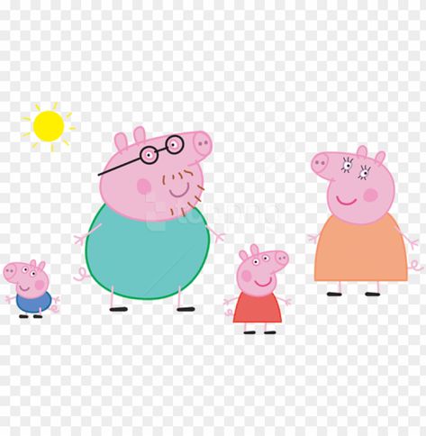 Peppa Pig Background, Peppa Pig Images, Pippa Pig, Pig Pics, Peppa Pig Family, Logo Transparent, Family Png, Family Clipart, Pig Family