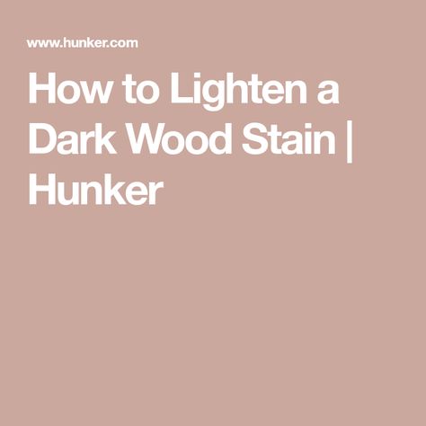 How To Make Dark Stained Wood Lighter, Wood Bleach, Communion Bread, Striped Furniture, Stained Trim, Wormy Chestnut, Chocolate Stains, Bleach Water, Diy Furniture Flip