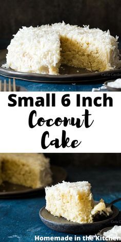 Cake For Two Recipe, Best Coconut Cake Recipe, Dessert Mini, Small Batch Baking, Dinner Party Desserts, Coconut Cake Recipe, Torte Cupcake, Coconut Custard, Dessert For Two