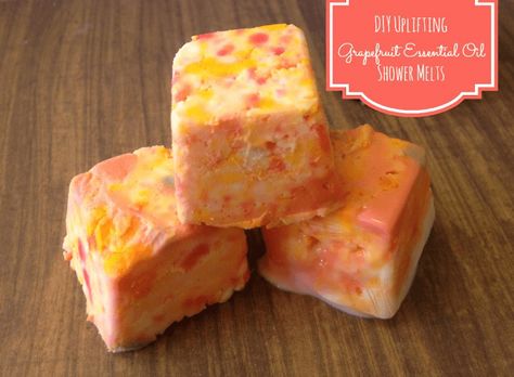 Essential oil shower steamers and melts-- No time for baths, but love the aromatherapy benefits of bath bombs? Try shower melts! 15+ ideas for essential oil blends to use in shower steamers (1) to wake up & feel energized, (2) to calm and relax, (3) to uplift and (4) to support clear breathing. Sugar Scrub Diy Peppermint, Master Tonic, Shower Melts, Peppermint Sugar Scrubs, Peppermint Sugar, Aromatherapy Benefits, Diy Shower, Grapefruit Essential Oil, Shower Oil