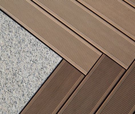 Composite Wood Deck, Paving Pattern, Laying Decking, Wpc Decking, Composite Decking Boards, Deck Installation, Wood Plastic Composite, Wood Composite, Cool Deck