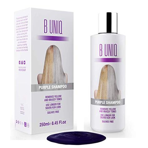 Amazon.com: Purple Shampoo For Blonde Hair - Blue Shampoo for Silver and Violet Tones: Revitalize Blonde, Bleached & Highlighted Hair – Sulfate Free Hair Toner – 8.45Fl.oz/ 250ml: Beauty Shampoo For Blonde Hair, Blue Shampoo, Purple Shampoo For Blondes, Blonde Toner, Shampoo For Gray Hair, Highlighted Hair, Silver Blonde Hair, Silver Shampoo, Blonde Streaks