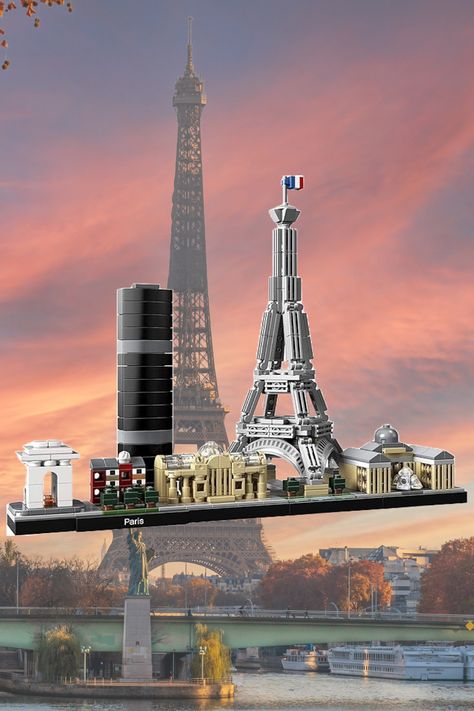 Tower Models, Model Building Kits, Lego Architecture, Lego Builds, Buy Lego, The Louvre, Paris City, City Architecture, Lego Sets