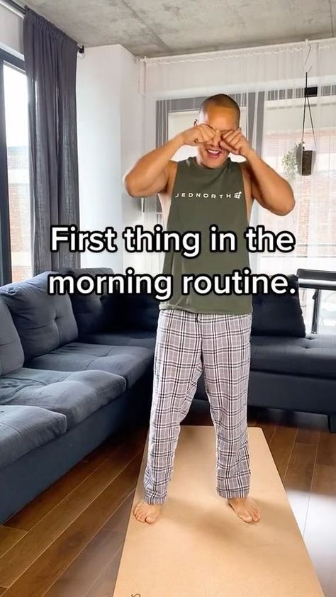 Morning At Home Workout, Justin Austin, At Home Workout Routine, Justin Augustin, Morning Stretches Routine, Girl Exercise, Gentle Workout, Home Workout Routine, Bed Yoga