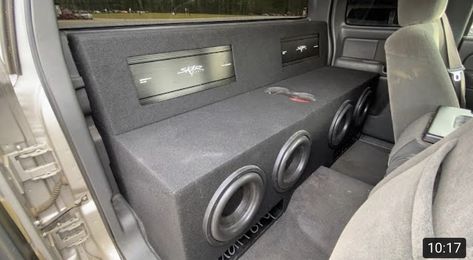 Car Audio Systems Boxes, Truck Subwoofer Box, Truck Audio System, Truck Speakers, Toyota Tacoma Accessories, Truck Audio, Tacoma Accessories, Custom Car Audio, Custom Car Seats