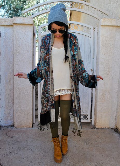 Cute Hipster Outfits, Estilo Hipster, Boho Mode, Vintage Hipster, Mode Boho, Fashion To Figure, Hipster Outfits, Grunge Look, Cooler Look