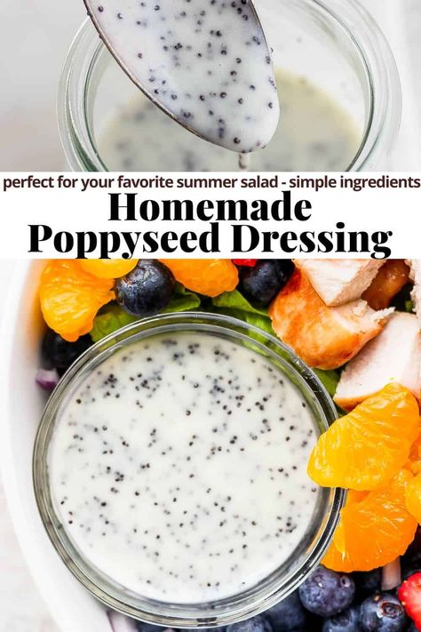 Homemade Poppyseed Dressing, Poppyseed Dressing Recipe, Poppyseed Salad Dressing, Strawberry Poppyseed Salad, Ww Salads, Berry Toast, Pound Dropper, Greek Dip, Ww Food