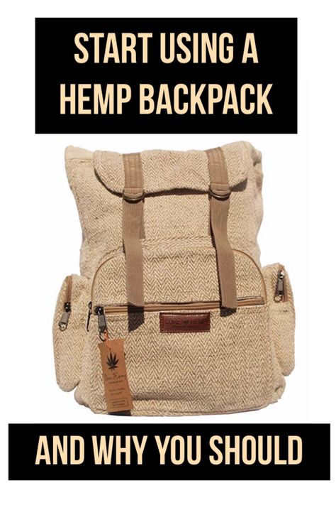 Hemp is currently the most sustainable eco friendly fabric in the world. This article highlights the reason why using a hemp backpack daily can hemp reduce single-use plastics dramatically to help save the world from micro-plastic pollution Hemp Backpack, Save The Sea Turtles, Hemp Fashion, Organic Bag, Health And Wealth, Sustainable Building, Eco Baby, Hemp Clothing, Hemp Fabric