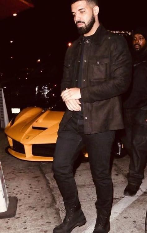 Black Timberlands Outfits, Black Timberland Outfits Men, Black Timbs Outfit, Black Timberland Outfits, Drake Pictures, Black Timberland Boots Outfit, Timbs Outfit Men, Black Timbs, Timbs Outfits