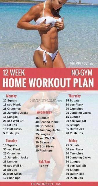 Darebee Workout, Home Workout Plan, Workout Plan For Beginners, Gym Weights, Cardio Training, Workout Plan Gym, At Home Workout Plan, Home Workout, 12 Weeks