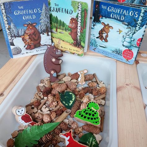 Gruffalo Sensory Play, Gruffalo Activities, Gruffalo's Child, Ikea Table, The Gruffalo, Mouse Toy, Baby Play Activities, Sensory Table, Play Activities