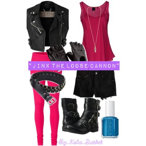 "Jinx the Loose Cannon" Casual- from League of Legends Casual Cosplay, League Of Legends, Video Game, Everyday Fashion, Casual Looks, Outfit Inspirations, Acne, Style Inspiration, Off White