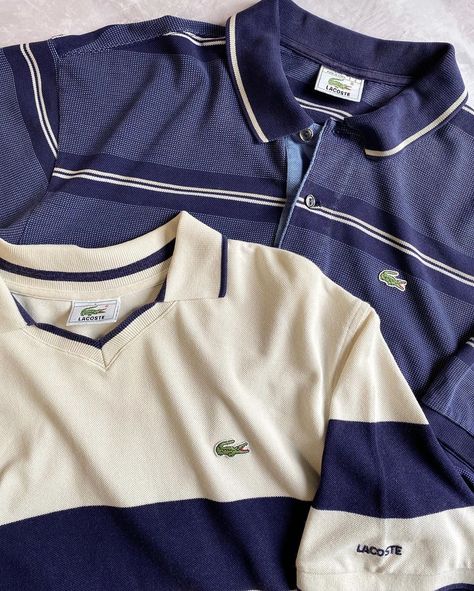 School Polo, Lacoste Vintage, Vintage Lacoste, Preppy Mens Fashion, Y2k Accessories, Lacoste Polo, Lacoste Men, Girls Outfits, Vintage Polo