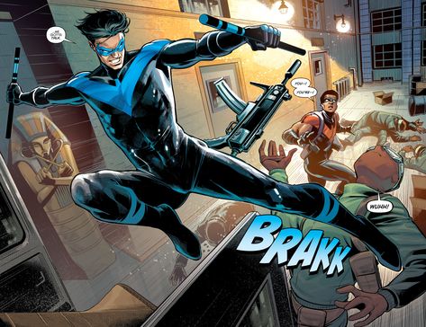 Nightwing Art, Comic Facts, Head Cannons, Arte Dc Comics, Batman Beyond, Dc Comics Artwork, Im Batman, Batman Family, Jason Todd