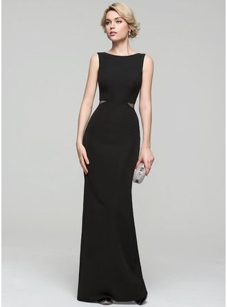 Straight Neckline Formal Dress, Mother Of The Bride Modern Dresses, Boat Neck Formal Dress, Black Formal Gown, Wedding Hairstyles Medium Length, Satin Evening Dresses, Designer Evening Gowns, Scoop Neck Dress, Column Dress