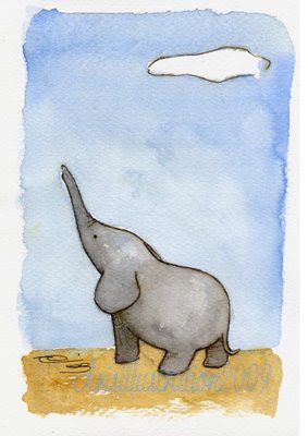 Aris Blog: Little Elephant Elephant Doodle, Back Drawing, Elephant Images, Elephant Illustration, Elephant Drawing, Doodle Art Journals, Doodle Images, Animal Doodles, Watercolor Elephant