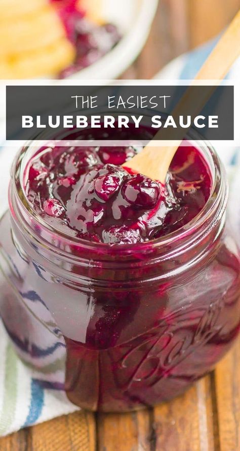 Sauce For Cheesecake, Mixed Berry Sauce, Blueberry Sauce Recipe, Blueberry Topping, Cheesecake Toppings, Berry Sauce, Berry Compote, Blueberry Sauce, Blueberry Desserts